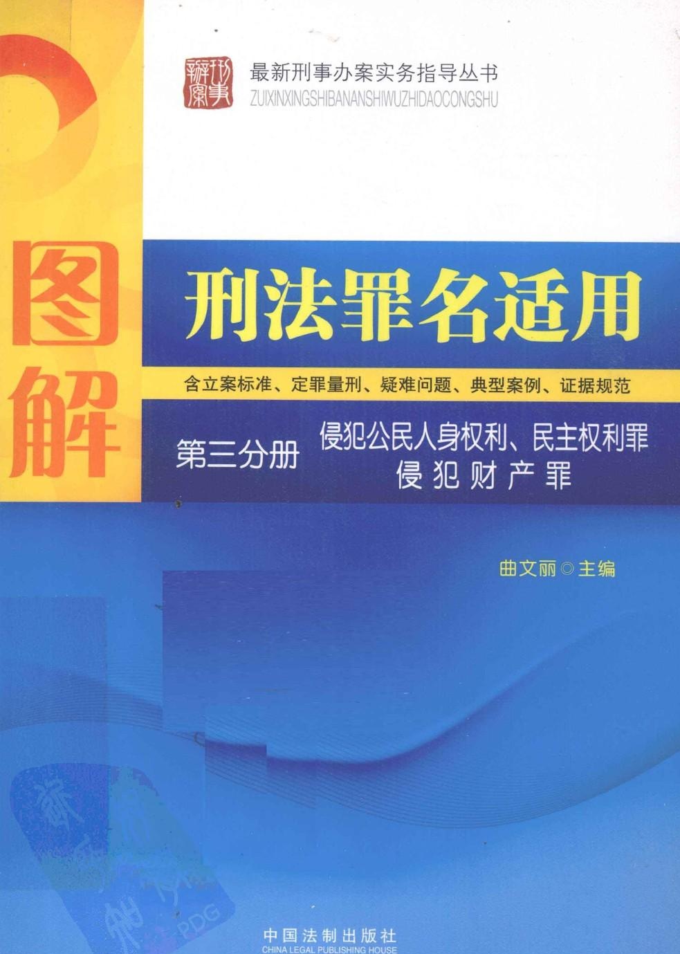 图解刑法罪名适用 第3分册 侵犯公民人身权利、民主权利罪、侵犯财产罪