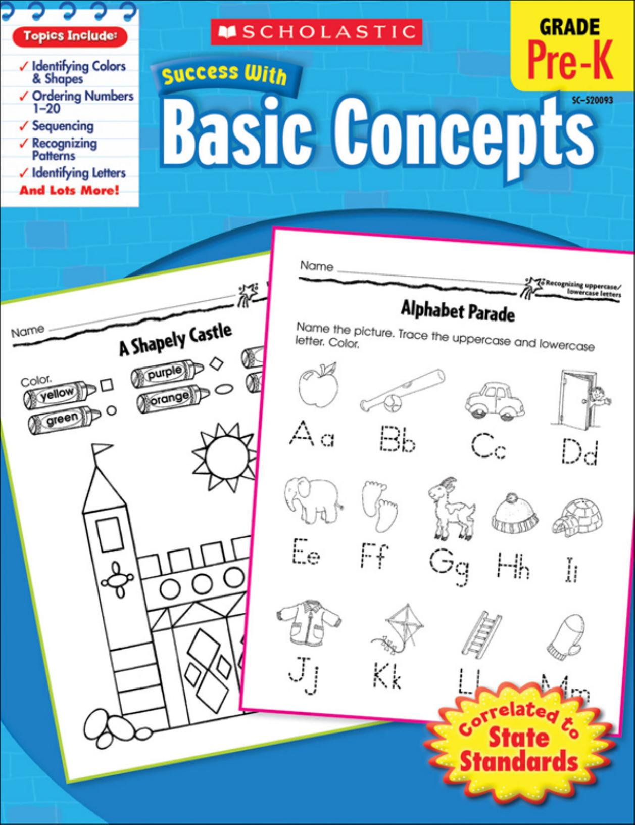 Scholastic Success With Basic Concepts