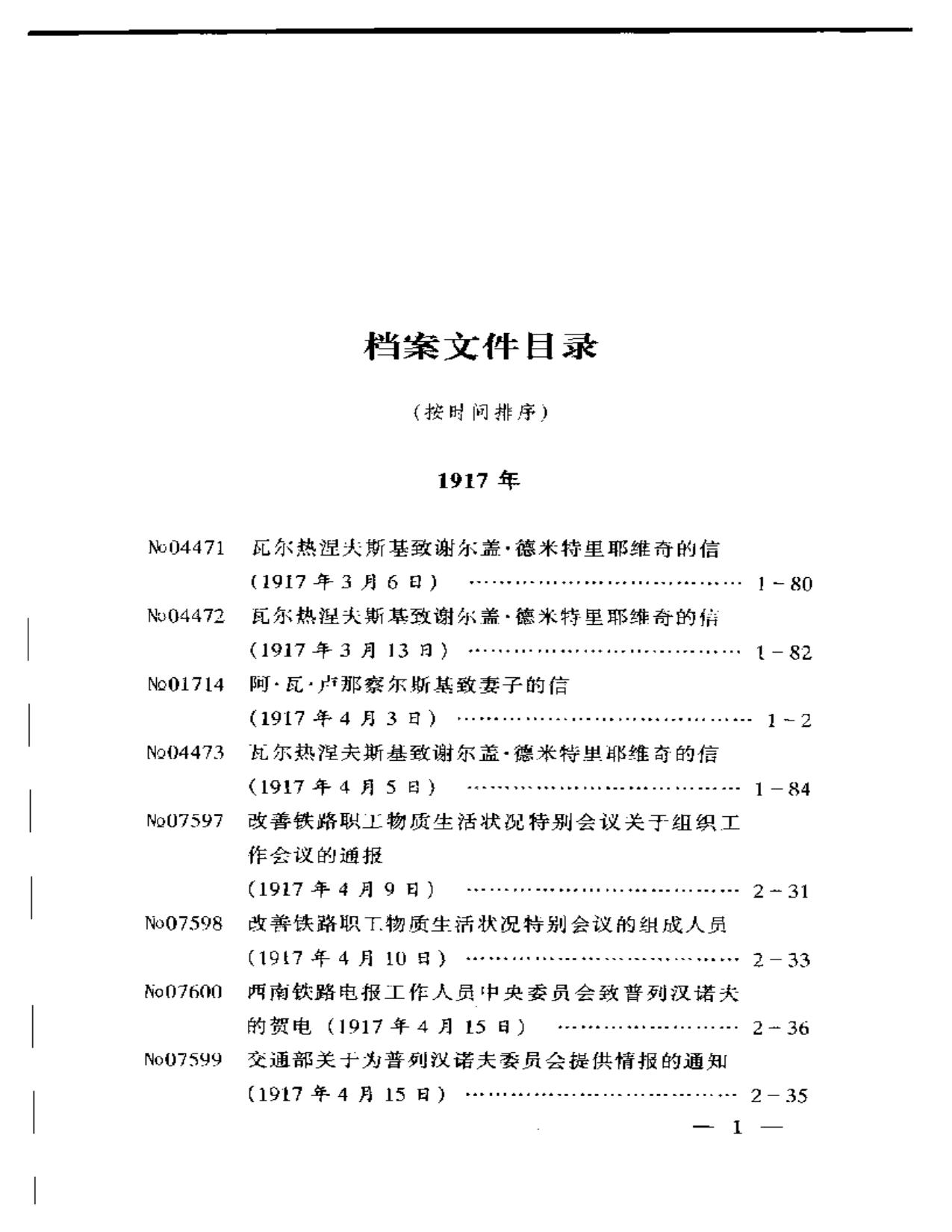 苏联历史档案选编 第34卷 总目录
