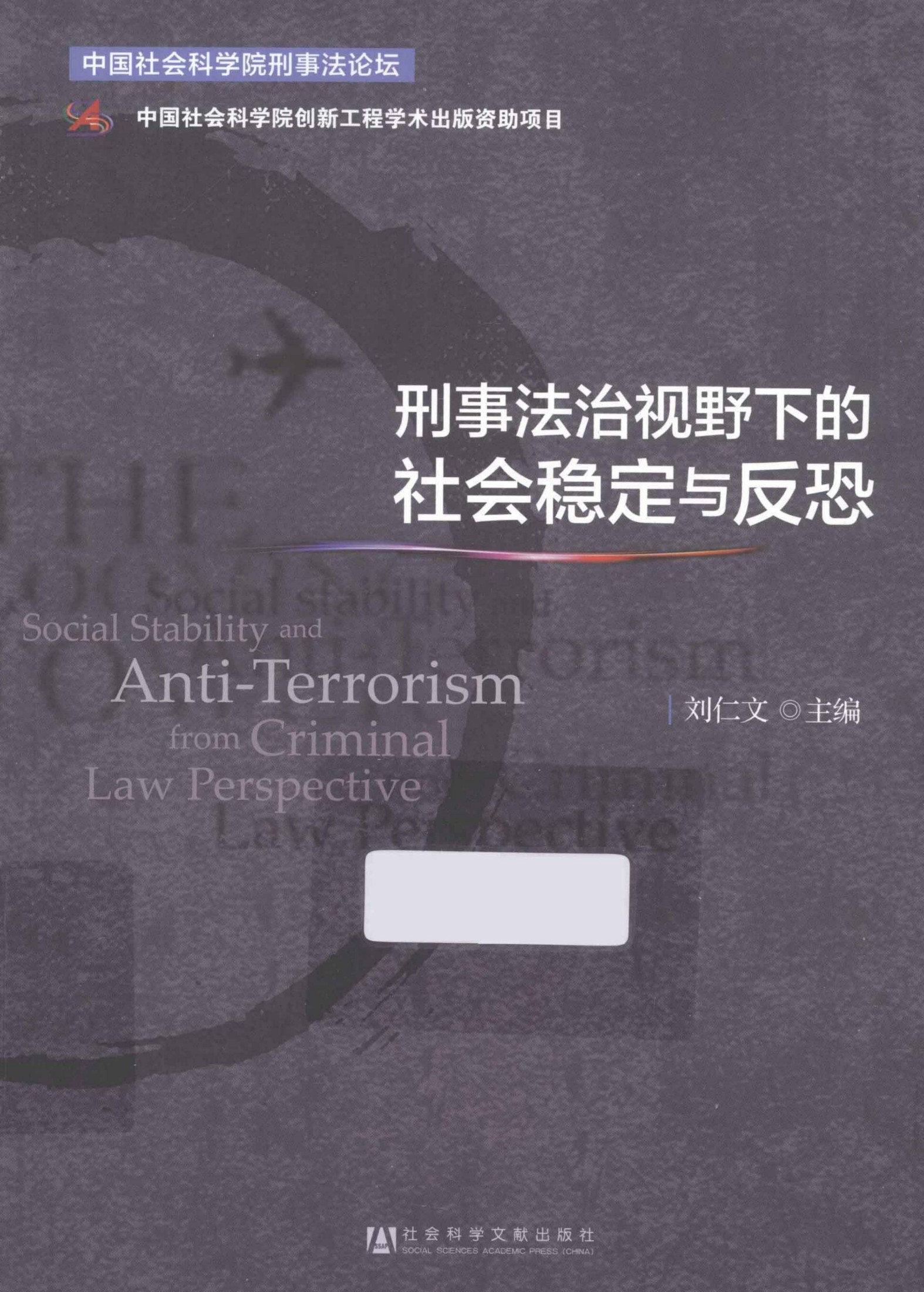 刑事法治视野下的社会稳定与反恐