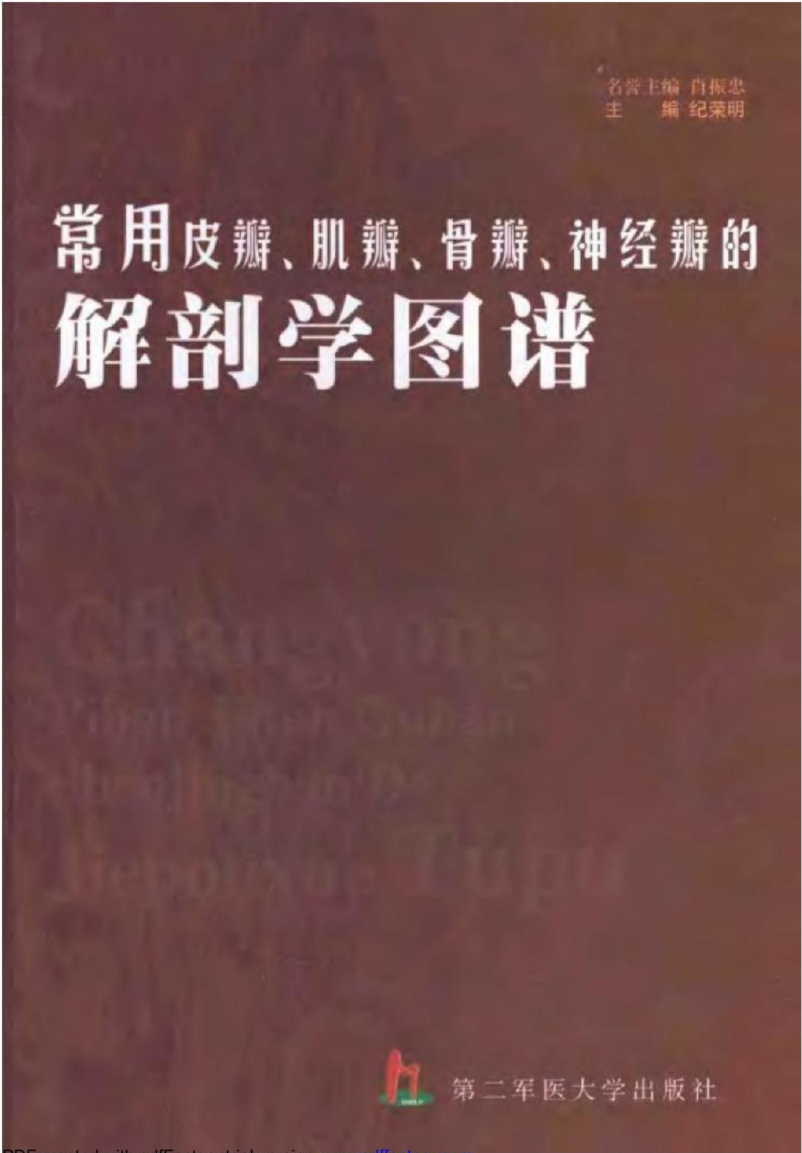实用皮瓣、肌瓣、骨瓣、神经瓣的解剖学图谱