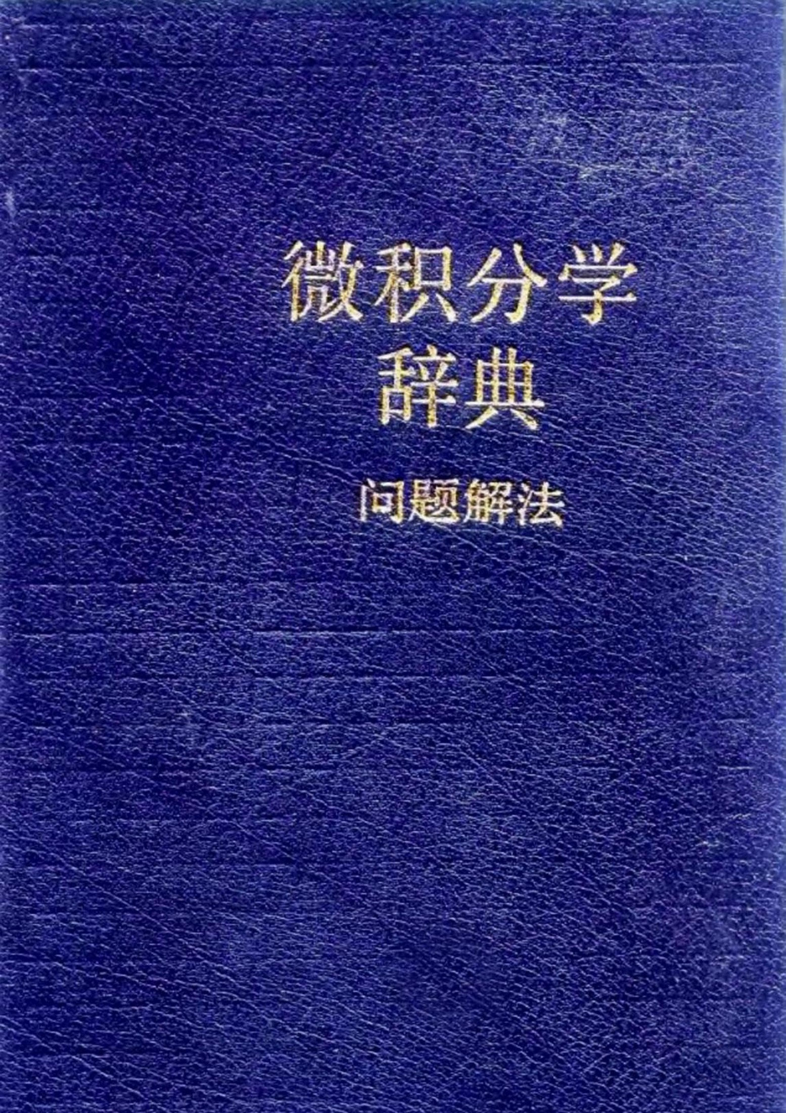 问题解法·微积分学辞典